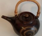 Lesley Collington Teapot with spiral decoration
