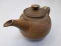 U019 Unknown maker teapot, round brown