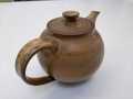 U019 Unknown maker teapot, round brown